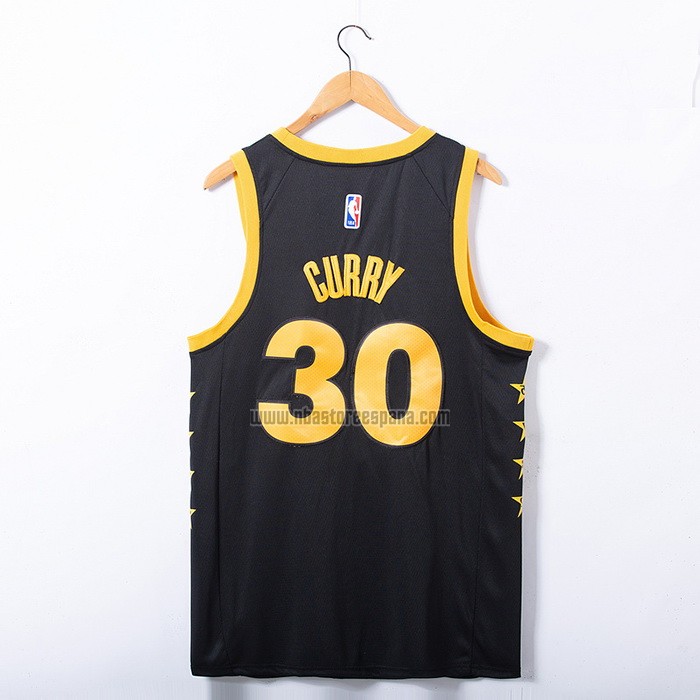Camiseta Golden State Warriors Stephen Curry NO 30 FMVP 2022 Negro